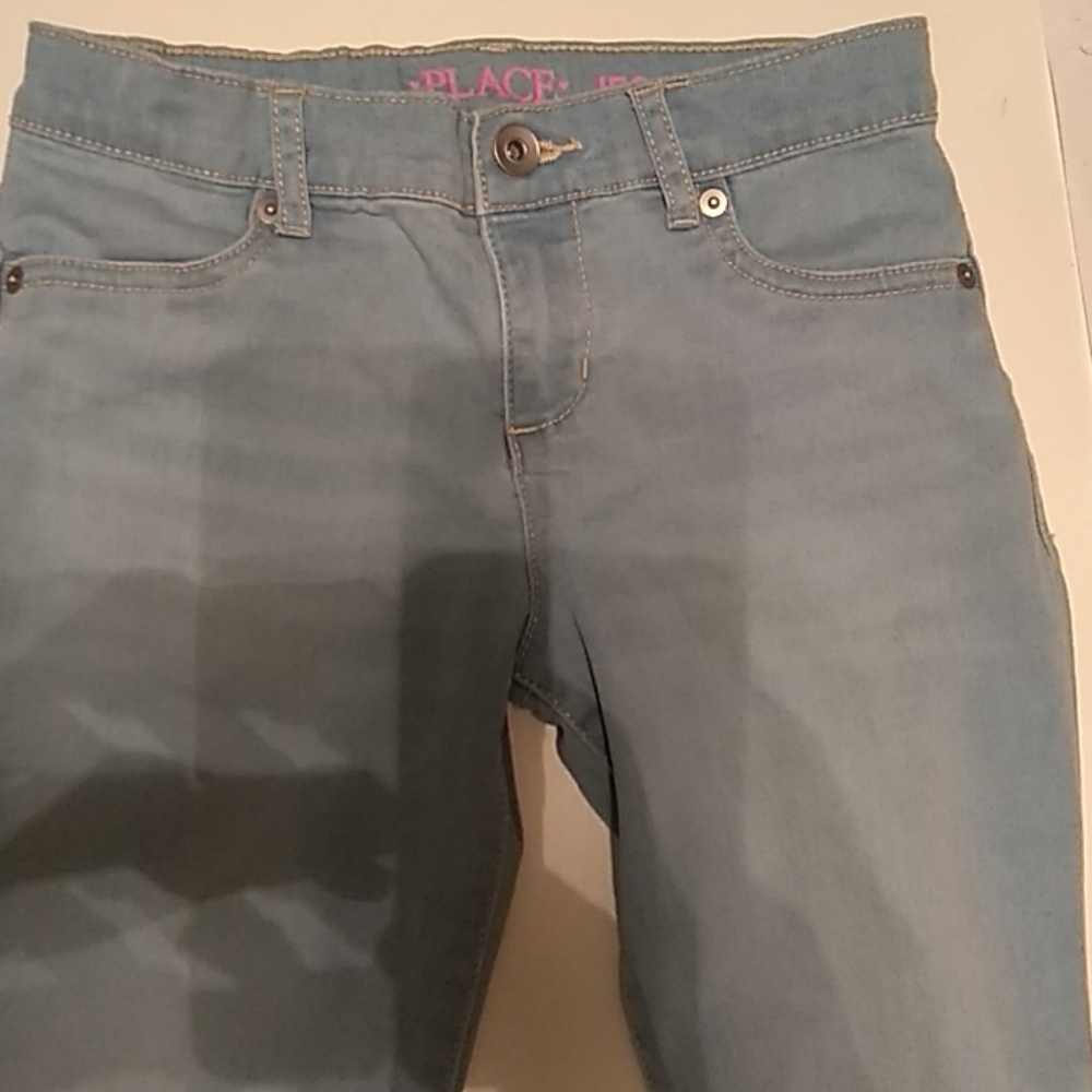 Washed out jeggings